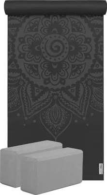 Produktbild von Yoga-Set Starter Edition - spiral mandala (Yogamatte + 2 Yogablöcke)