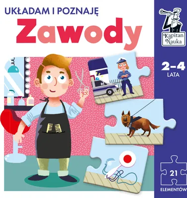 Immagine prodotto di Puzzle da 21 pezzi. Impilare e imparare. Occupazioni