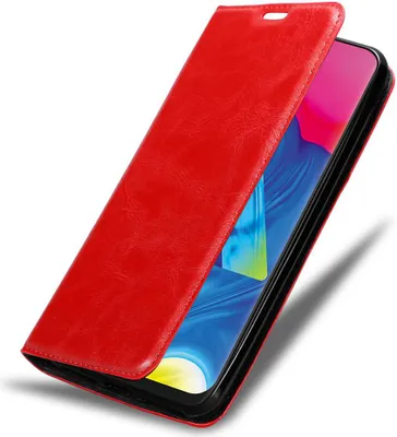 Immagine prodotto di Cadorabo custodia per Samsung Galaxy A10 / M10 custodia protettiva in rosso custodia per cellulare cover chiusura magnetica