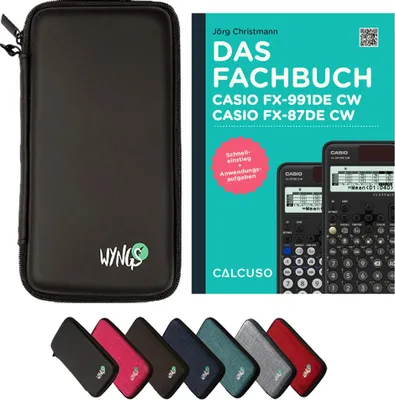 Produktbild von CALCUSO Zubehör Standardpaket Schwarz kompatibel für Taschenrechner Casio FX-991DE CW