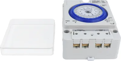 Zdjęcie produktu dla Mechaniczny zegar sterujący Automatyczny 24-godzinny wyłącznik czasowy o niskim zużyciu energii do podgrzewaczy wody Hodowla 100-240VAC