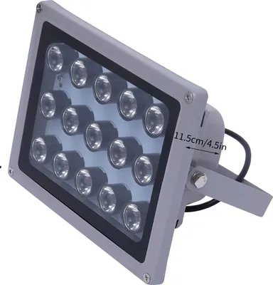 Obrázek produktu pro IR přísvit, 15 LED diod, dosah 100 m, BÍLÝ