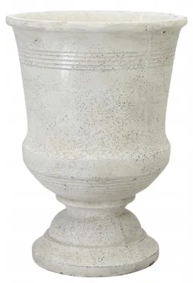 Produktbild von Donika Kelch Blumenübertopf Weiß Rustikal Groß 57cm