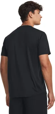 Obrázok produktu pre Under Armour Pánske tričko s krátkym rukávom Chest Tech Training Shirt - 1379589, farba:Black / White, materiál:M