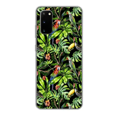 Produktbild von MuchoWow® Handyhülle Schutzhülle Hülle für Samsung Galaxy S20 Vögel - Tropisch - Muster Silikon Softcase Handy Hülle - Bild