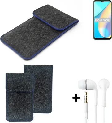 Produktbild von K-S-Trade Handy Schutz Hülle kompatibel mit Blackview OSCAL C20 Pro Schutzhülle Handyhülle Filztasche Pouch Tasche Case Sleeve Filzhülle