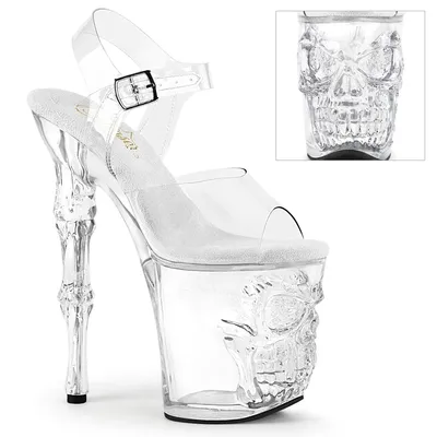 Produktbild von RAPTURE-808 Damen Sandale von Pleaser, Transparent EU 40, US 10
