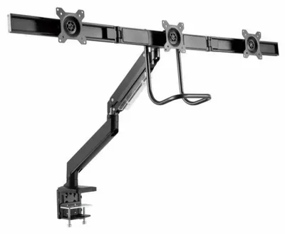 Produktbild von Gembird MA-DA3-03 Flachbildschirm-Tischhalterung 68 6 cm (27 ) Tisch/Bank Schwarz
