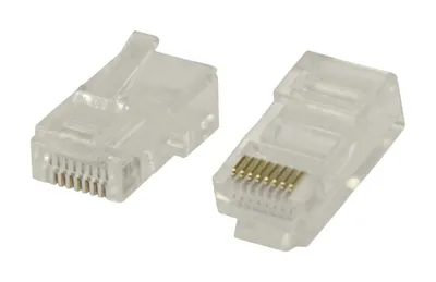 Immagine prodotto di Connettori Rj45 Valueline Vlcp89300T per cavi solidi Utp Cat 5