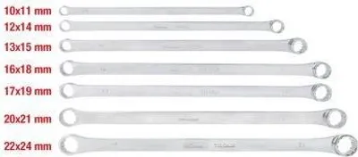 Immagine prodotto di Set di chiavi CHROMEplus a doppio anello, XL, 7 pz