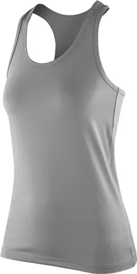 Produktbild von SPIRO S281F | Damen Impact Softex® Top / Ideal zum veredeln mit ihrem Logo - Farbe: Cloudy Grey - Größe: M (12)