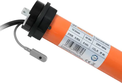 Produktbild von 3T-MOTORS Rollladenmotor mit elektronischen Endschaltern 3T45-40BE 40Nm SW60 mit Hinderniserkennung