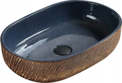 Immagine prodotto di Lavello da bagno Piano di lavoro Lavabo Ovale 59x40x14 cm