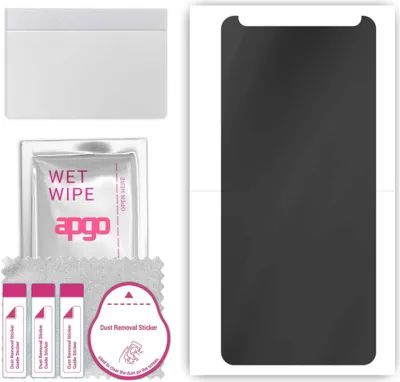 Produktbild von apgo Hydrogel Blickschutzfolie, Matt, kompatibel mit LG Stylus 3, Privacy Displayschutzfolie, Schutzfolie mit Positionierhilfe, Anti-Spy, kratzfest, einfache Montage
