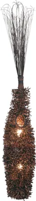A decorative floor lamp.