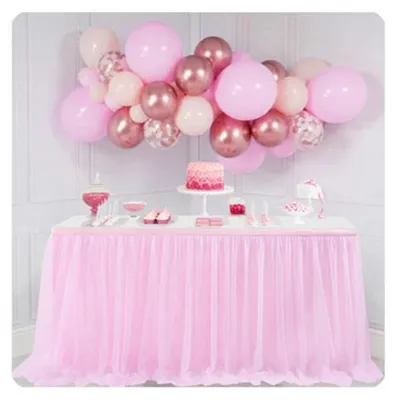 Produktbild von Tüll Tischrock für Hochzeiten und Partys in verschiedenen Farben