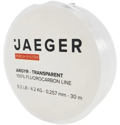 Produktbild von Jaeger Fishing Fluorocarbon Argyr 0,257mm 4,2kg - 30m Vorfachschnur