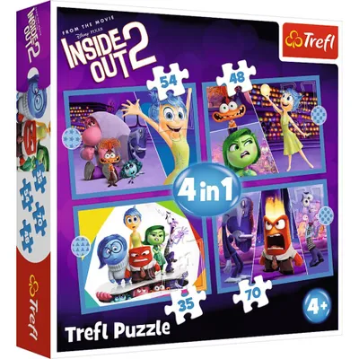 Image de Trefl TREFL DISNEY Inside Out 2 Puzzle Set 4 in 1