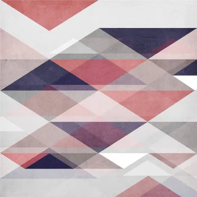 Produktbild von Fototapete 100945 Vliestapete Geometrisch 279 x 280 cm Rasch Selection Weiß Lila Rosa