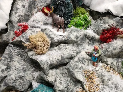 Produktbild von Formbares Weihnachts Dekorationsmaterial 60x50 cm für Weihnachtsdorf Landschaftsgestaltung