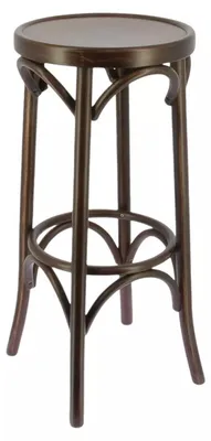 Image de Tabouret de restaurant en BOIS Marron pour Interieur