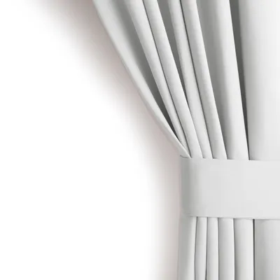 Produktbild von Gardine Ösen Vorhang Ösenvorhang Verdunkelnd 140x270 cm Weiß Eyelet Einfarbig