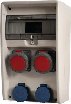 Imagen del producto de Distribuidor ULISSE 12M, 16A/5P, 32A/5P, 2x230, grado de protección IP65
