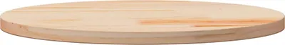 Produktbild von vidaXL Tischplatte Ø70x2,5 cm Massivholz Kiefer