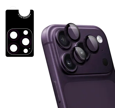 Obrázok produktu pre Ochranné sklo na fotoaparáty pre iPhone 18 Pro (Max) – 2 kusy – farba: fialová