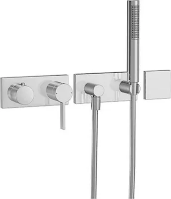 Produktbild von Hansa Fertigmontage-Installationspaket 13 Hansamatrix 4487 zu Hansaloft chrom