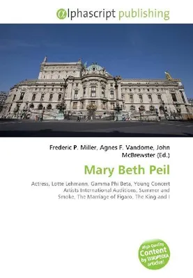 Produktbild von Mary Beth Peil