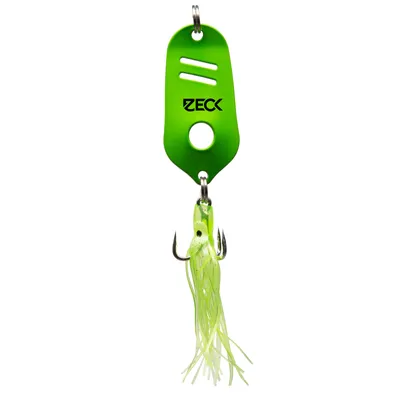 Produktbild von Zeck Blinker Jörg Octo Spoon - Wallerblinker, Gewicht / Farbe:65g / Grün