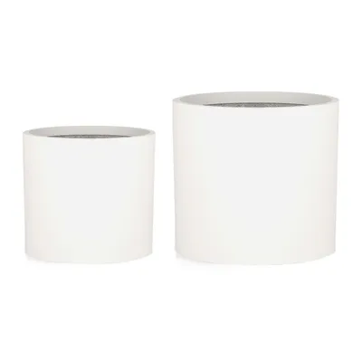 Zdjęcie produktu dla Blumfeldt Gendt, donica, donica górna, zestaw 2 sztuk, rozmiar L / XL, fibrestone, wewnętrzna / zewnętrzna