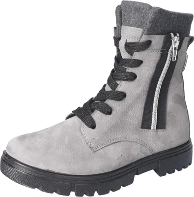 Produktbild von Ricosta Solea 8000202450 Mädchenboots, Stiefel, Leder, Grau, NEU, wasserdicht - Kinderschuhe Gefütterte Kinderstiefel Gr. 18 - 42, Grau, leder (aloe)