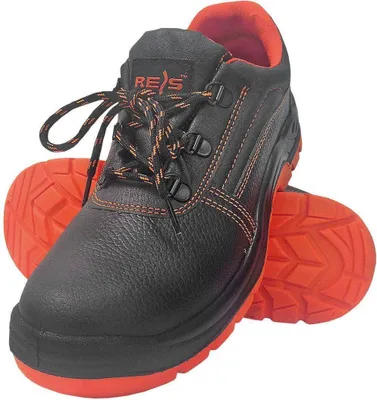 Produktbild von Arbeitsschuhe SB FO E SRC Rindsleder orange/schwarz 43
