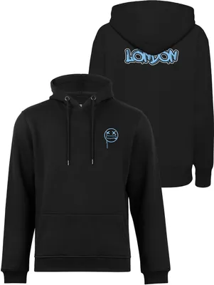 Produktbild von Cotton Prime® Hoodie Street Art London - Weltenbummler Kollektion XXL Schwarz