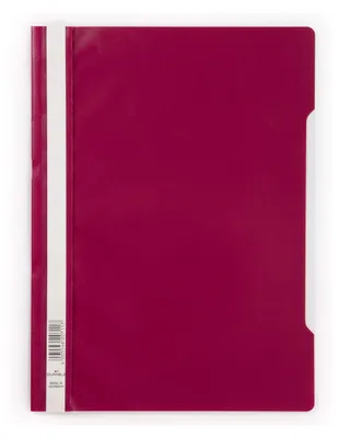 Zdjęcie produktu dla DURABLE Skoroszyt z przezroczyst? ok?adk? A4 opakowanie 50 sztuk, Purpurowy, 257335, 50 szt.