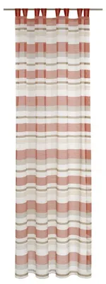 Lusgordijn, 245x144 cm, Rot, Gestreift, Polyester