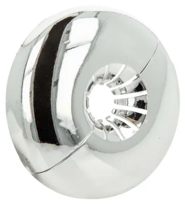 Produktbild von tecuro Universal Scharnierrosette für Rohr Ø 10 mm bis Ø 16 mm, verchromt, Kunststoff