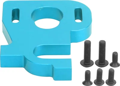 Immagine prodotto di Supporto per motore regolabile in lega di alluminio, accessorio per Wltoys 1/14 144001 RC CarBlue
