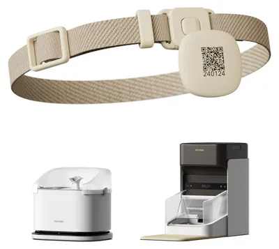 Productafbeelding van PETLIBRO RFID-halsbandtag, automatische identificatie van huisdieren, compatibel met PETLIBRO One, RFID-voederautomaat PLAF301, Dockstream kattenfontein PLWF305