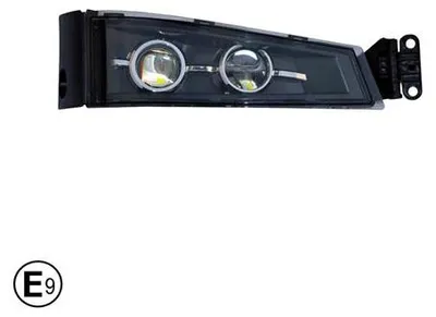 Obrázok produktu pre Pravý LED/halogénový hmlový svetlomet s dvojitou šošovkou pre VOLVO FH4/FM4 (2013–2019)