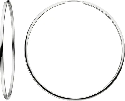 Produktbild von JOBO Creolen 925 Sterling Silber Ohrringe Silbercreolen Silberohrringe