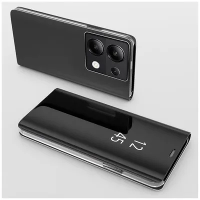 Produktbild von Mirror Flip-Case für Xiaomi - Farbe: Schwarz - Modellkompatibilität: Für Xiaomi Redmi Note 13 Pro
