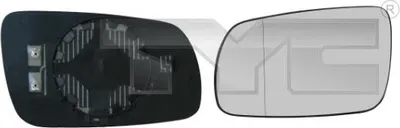 Produktbild von TYC Spiegelglas Außenspiegel Links für SKODA Octavia I Combi (1U5) Asphärisch Beheizbar für Großes Spiegelgehäuse 332-0014-1