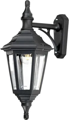 Obrázok produktu pre Vonkajšia nástenná lampa klasická čierna E27 60W Kinsale Elstead