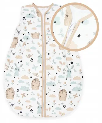 Produktbild von Ankras Sommer Baby Schlafsack 56-62 0,5 TOG Baumwolle