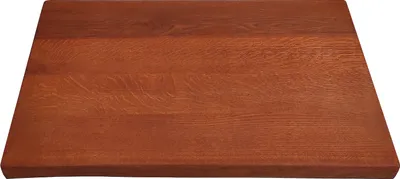 Produktbild von Eiche Holzplatte 70x45(50)x4 cm Mahagoni massiv Holz Waschtisch Aufsatzbecken Naturkant Waschbecken Neu