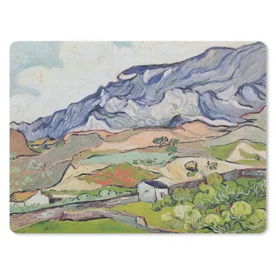 Produktbild von MuchoWow® Mauspad Mousepad Die Alpen - Vincent van Gogh 40x30 cm - Mousepads - Maus Mat - Pad - Mausunterlage - Anti Rutsch