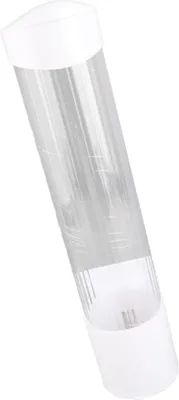 Produktbild von Wanddispenser für Becher ca. 7,5 cm, 50 Stück, Spender für Plastikbecher, transparent